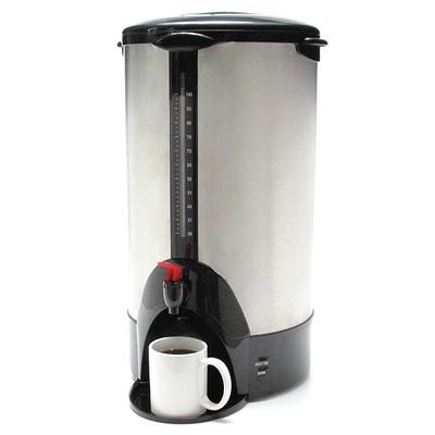 BENTISM Commercial Coffee Urn 110 Cup Stainless Steel Coffee Dispenser Fast  Brew