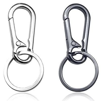  TISUR Swivel Key Ring Clips for Keychains, 360