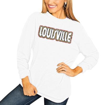 Women's White Louisville Cardinals It's A Win Vintage Vibe Long Sleeve T- Shirt - Yahoo Shopping