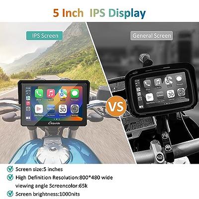 2024 Newest Upgrade Carpuride W502 Portable Wireless Apple Carplay &  Android Auto Screen for Motorcycle, Navigation GPS 5 Inch Touch Screen,  Dual Bluetooth, IP67 Waterproof Stereo for Motorbike - Yahoo Shopping