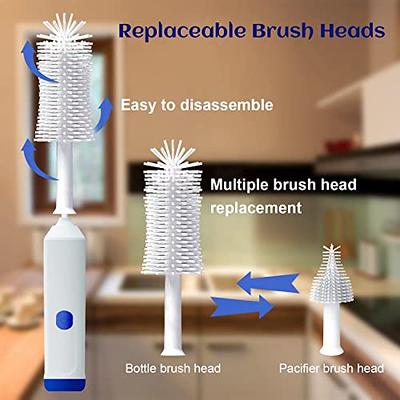 Pacifier Bottle Brush Set Baby Cleaning Set Silicone Cup Brush