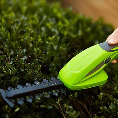 WORKPRO Cordless Grass Shear & Shrubbery Trimmer - 2 in 1 Handheld He