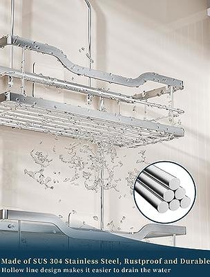 Consumest 4 Tier Over The Door Shower Caddy with Soap Holder