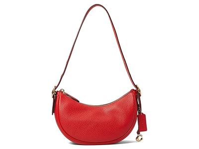 Small Kira Chevron Leather Shoulder Bag - Yahoo Shopping