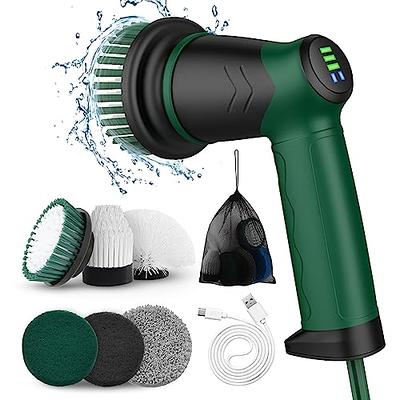 Electric Spin Scrubber, Airpher 10 in 1 Cordless Cleaning Brush