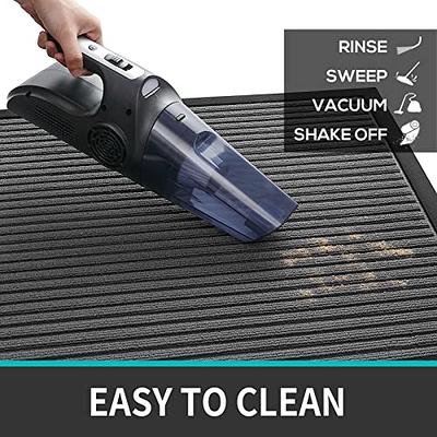 Heavy Striped Floor Door Mats Entryway Welcome Mats Outdoor Indoor Entrance  Doormat Waterproof Low Profile Anti-Skid Rubber Back