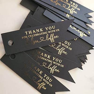 Wedding Favor Stickers Real Gold Foil Wedding Thank you Labels Wedding  Favors Transparent Matte Gold Sticker Personalized Bridal Party Decor -  Yahoo Shopping