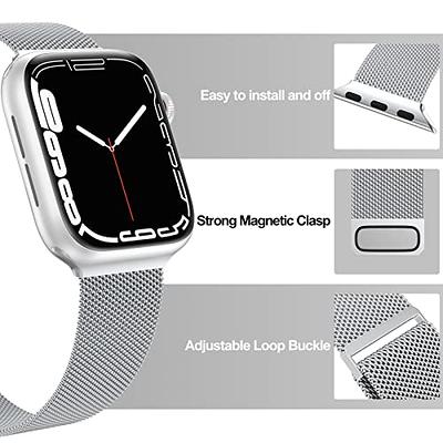 1pc Nylon loop strap Compatible With Apple watch band 45mm 41mm 44mm 40mm  42mm 49mm Elastic Bracelet Compatible With Apple Watch Ultra 49 mm 44 45  Series 5 6 7 SE 8 Smart Watch Strap Accessories