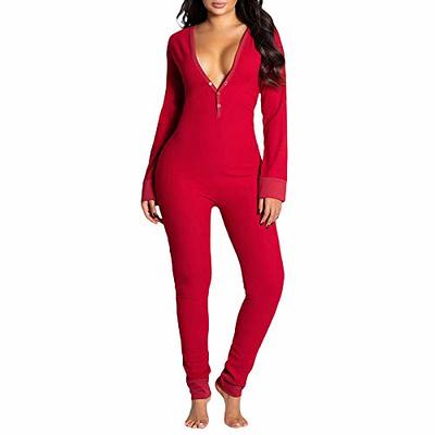 Yiiciovy Christmas Matching Pajamas for Couples Funny Printed Zipper One  Piece Hoodie Jumpsuit Onesie for Adult Women Men (Women, C HOHOHO Red, S) -  Yahoo Shopping