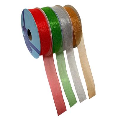 1.5 Organza Ribbon with Satin Edge - Pack of 5 Rolls