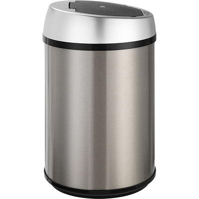 50L Trash Can, Fingerprint resistant, Smudge Proof, Sensor Lid