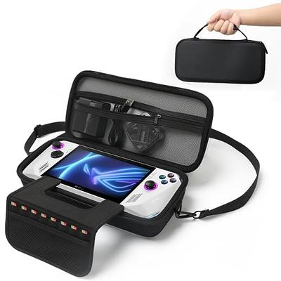 OPTOSLON Rog Ally Carrying Case Compitable with ASUS ROG Ally Gaming  Handheld and Accessories, Large Space Hard Case Fit AC Adapter and Power  Bank for