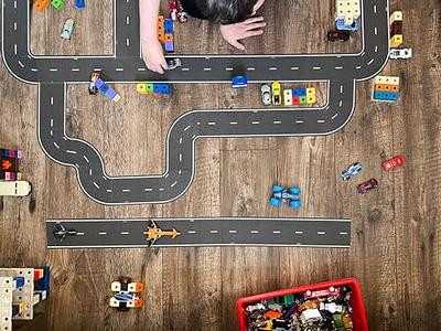 PlayTape Road Tape for Toy Cars - Sticks to Flat Surfaces, No