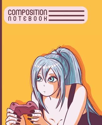 Anime Notebook: anime cat girl notebook for girl otaku | Anime girl | gift  for girle wide ruled notebook