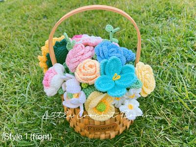 Crochet Flower Bouquet Pattern Free | Crochet Gift for Friend and Family