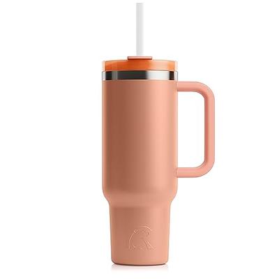 Stainless Steel Tumbler With Handle, Double Wall Insulated Tumbler