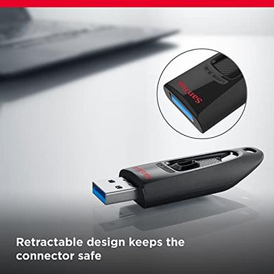 SanDisk Cruzer Glide USB 3.0 Flash Drive 64GB Black - Office Depot