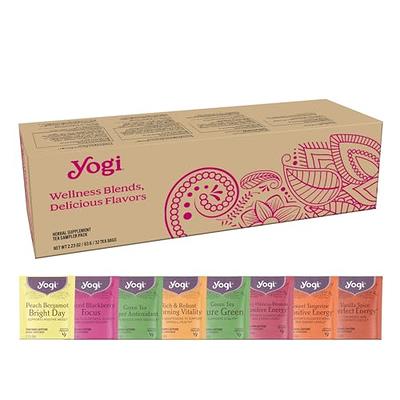Yogi Tea Favorites Tea Variety Pack - 16 Tea Bags per Pack (6 Packs) -  Organic Tea Gift Box - Includes Sweet Tangerine Positive Energy Tea, Honey