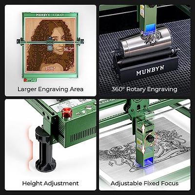 SCULPFUN S9 Laser Engraver, 90W Effect High Precision CNC Laser Engraving  Cutting Machine, High Energy Laser Cutter for 15mm Wood, 0.06mm Ultra-Fine