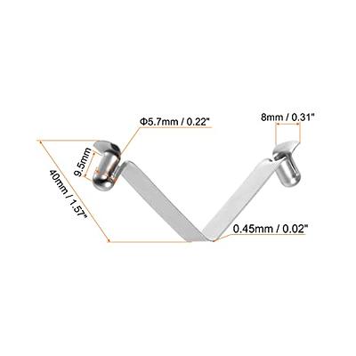 5pcs Diameter 4mm/5.5mm/ 6mm/7mm/8mm/9mm/10mm Kayak Paddle Tent Awning Pole  Push Solid Button Spring Snap Clips Locking Tube