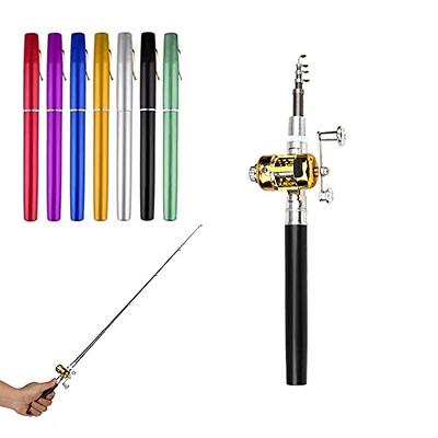 2023 Pocket Size Fishing Rod, Mini Telescopic Collapsible Pocket Fishing Rod  Set