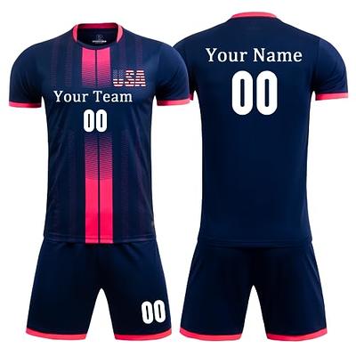 Casmyd Kids Pulisicc #10 USA Soccer Jersey+Shorts Kit 2022 World Cup  Football Team Sports Fan Shirts Uniform Youth Men Size Red - Yahoo Shopping