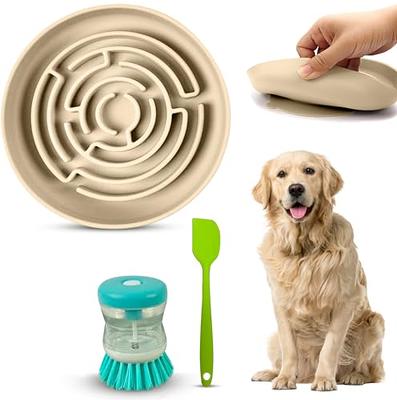 Puzzle Feeder Slow Feeder Dog Bowl, Dog Bowl for Dry, Wet, and Raw Food,  9.8 Inches Dog Food Puzzle Makes Mealtime Fun and Healthy, Dog Puzzles for