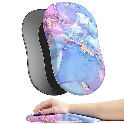 Ergonomic mouse pad with gel wrist support, comfortable mousepad