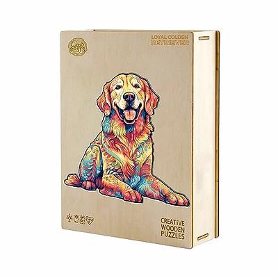 Wooden Dog Puzzle, Special-shaped Animal Jigsaw Puzzle, Adult Decompression  Round Super Hard And Difficult Puzzle Toy, Birthday Holiday Adult Men And