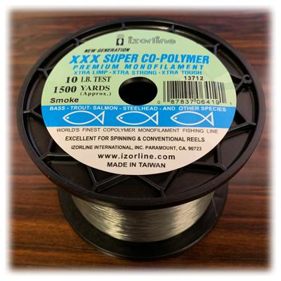 Izorline XXX Super Co-Polymer Monofilament Fishing Line - Smoke