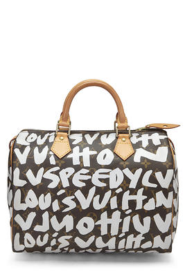 Louis Vuitton Pink Monogram Canvas Graffiti Stephen Sprouse Speedy 30 Bag Louis  Vuitton