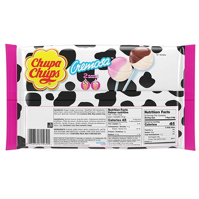 Chupa Chups Lollipops Candy, Cremosa Ice Cream, All Occasion, 2 Assorted  Creamy Flavors, 25 Count - Yahoo Shopping