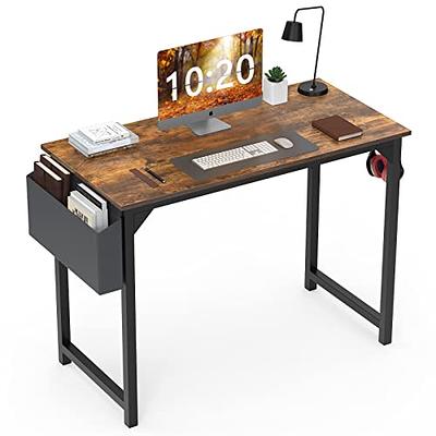 Cubiker Computer Home Office Desk with Drawers, 40 Inch Small Desk