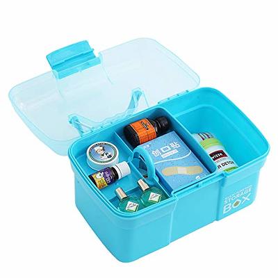 Large Plastic Storage Bin w/ Handles Teal - Yahoo Shopping