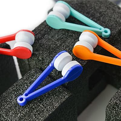 5pcs Eyeglass Lens Cleaner Microfiber Spectacles Cleaner Keychain Sun  Glasses Cleaner Brush Portable Eyewear Cleaning Tool with Keyring Eyeglass