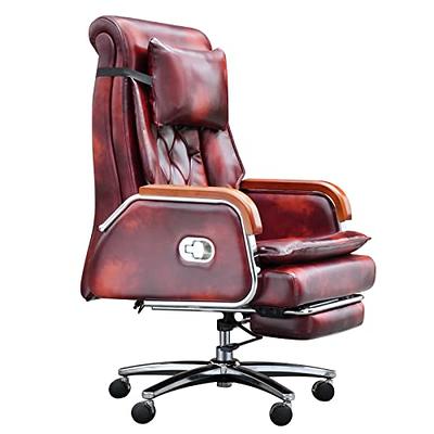 NOBLEMOOD Heated Office Chair with 4 Massage Points, High Back Executive  Desk Chair with Footrest and Lumbar Pillow, Adjustable Backrest Reclining