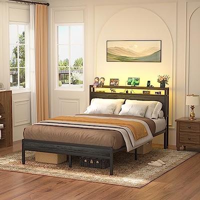 Platform Bed Frame with Headboard