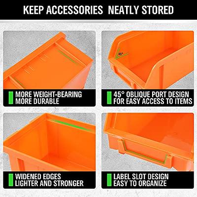 SWANLAKE 30PCS Wall Mounted Storage Bins, Plastic Garage Rack,Screw Storage,Tool  Organizers. - Yahoo Shopping