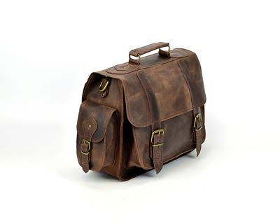 Leather office bag ,laptop bag, Men Briefcase, Real leather, Messenger Bag,  Gift 