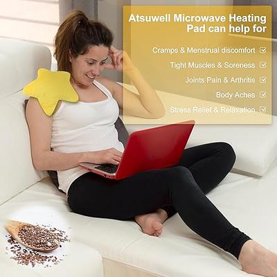 SuzziPad Cute Microwave Heating Pads for Cramps & Period Pain Relief