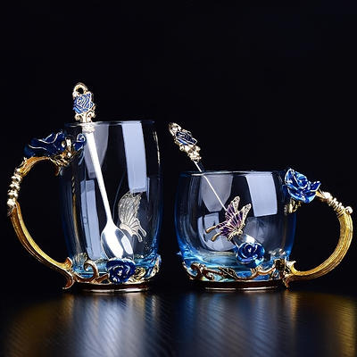 Glass Jug And Cup Set - 2 Colors Available - ApolloBox