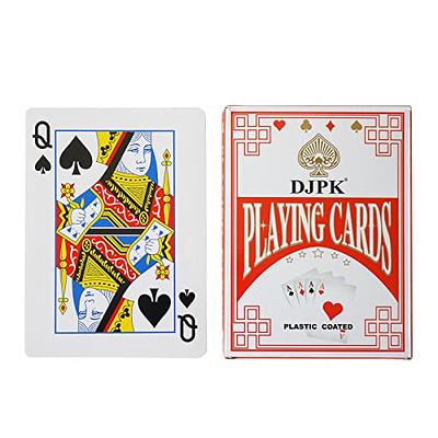  Giant Jumbo Deck of Big Playing Cards Fun Full Poker Game Set -  Measures 5 x 7 : Toys & Games