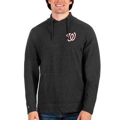 Fanatics Branded Women's Fanatics Branded Red Washington Nationals Core  Team Lockup Long Sleeve V-Neck T-Shirt