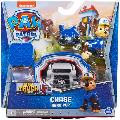 Paw Patrol Big Truck Pups Marshall Action Figure with Clip-on Rescue Drone