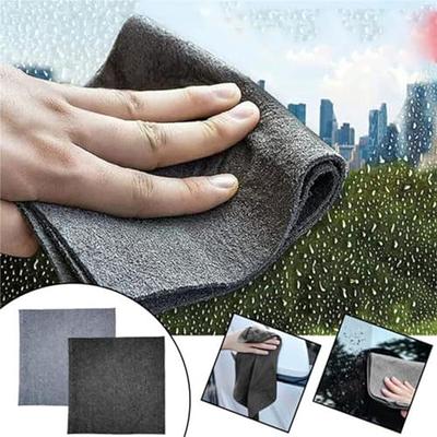 Thickened Magic Cleaning Cloth,lint Free Cloth,reusable Microfiber Cleaning  Rag For Windows,mirror,glass,car,gray