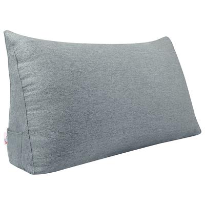 Bed Rest Reading Cushion With Support Arms Wedge Shaped Back Support And  Cushion With Back Pillows For Sitting In Bed