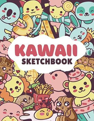 llama Sketchbook: A Cute Llama Kawaii Sketchbook for Kids / Blank Paper for  Drawing, Doodling or Learning