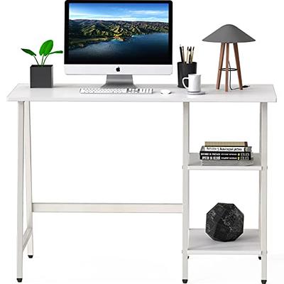 SHW Home Office 32-Inch Computer Desk, White