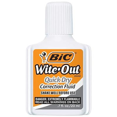 BIC Wite-Out Quick Dry Correction Fluid - 2 pack - white color writeout -  white-out - Yahoo Shopping