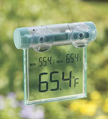 Easy-to-Read Weather-Resistant Outdoor Digital Window Thermometer - Yahoo  Shopping